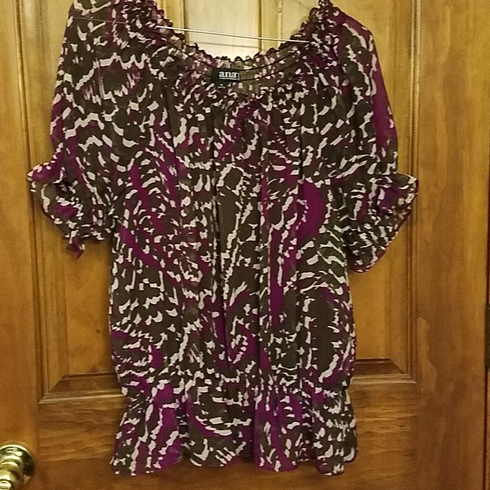 3/$20 sheer blouse with under tank